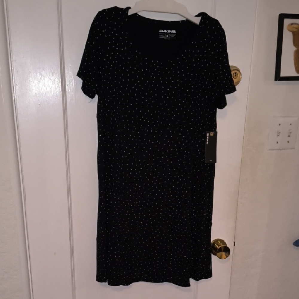 NWT Dakine | Black Mini Dress with White Accents